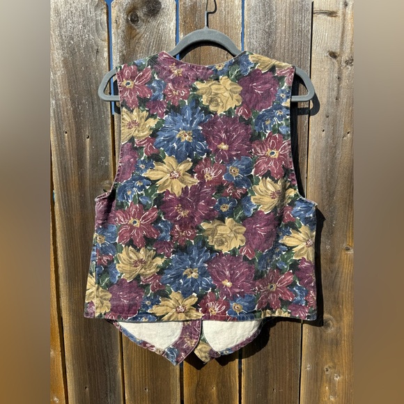 Vintage Stampede Women's Floral Vest - Picture 3 of 3